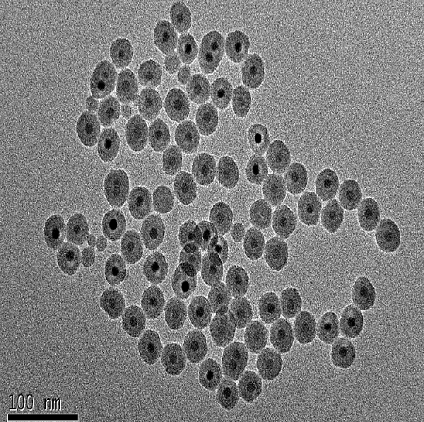 二氧化硅包覆磁性納米顆粒（內(nèi)核10-400nm）可選