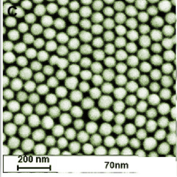 高單分散銀納米顆粒（5-200nm）可選